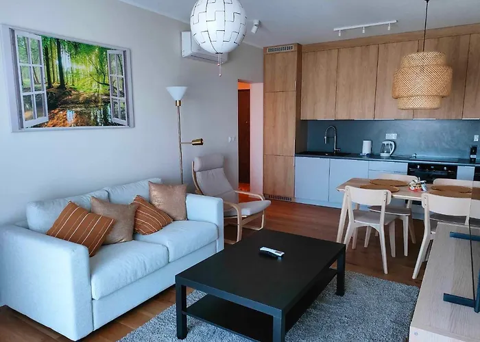 Miodowy - Penthouse Z Balkonem *